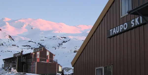 Taupo Ski Club’s lodge at Mt Ruapehu